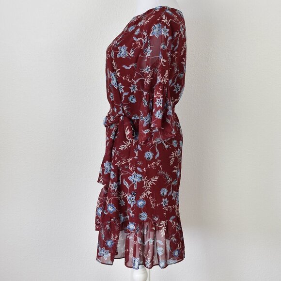 Rebecca Minkoff Wendy Wrap Dress Floral - S - Picture 5 of 10